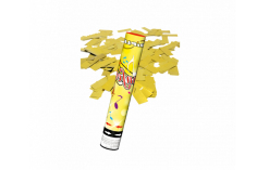 Karnawałowe konfetti w tubie Party Popper 30 cm złote