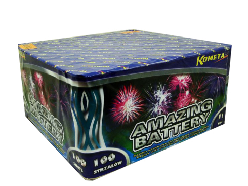 Wyrzutnia Amazing Battery 100 strzałów