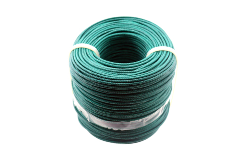 Lont zielony szybkość 1 cm / 1 sek 1 metr grubość 2 mm rolka 95 m.b.