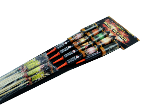 Rakiety Big Star komplet 9 sztuk P9810B