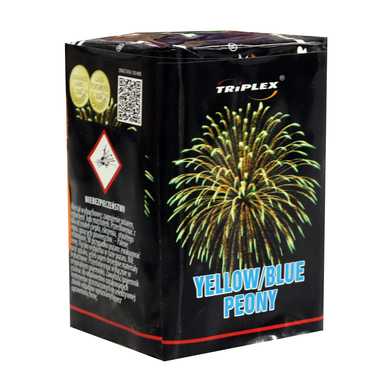 Wyrzutnia Yellow Blue Peony 9 strzałów TXB820