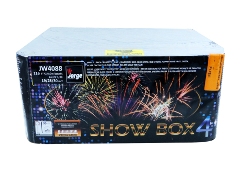 Wyrzutnia Show Box 4 116 strzałów JW4088 mix caliber