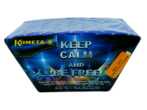 Wyrzutnia kątowa Keep Calm & Be Free 49 strzałów