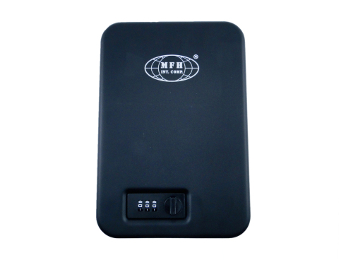 Walizka na broń krótką MFH stalowa 245x165 mm z zamkiem szyfrowym