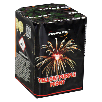 Wyrzutnia Yellow Purple Peony 9 strzałów TXB821