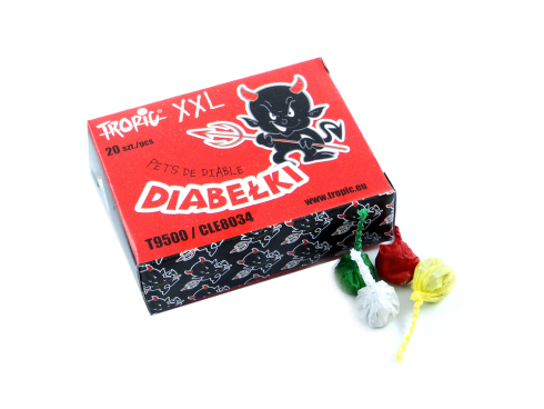 Diabełki Strzelające XXL T9500 20 sztuk