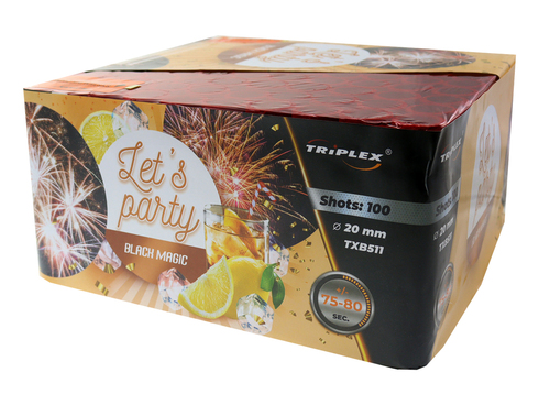 Wyrzutnia Let's Party Black Magic 100 strzałów TXB511