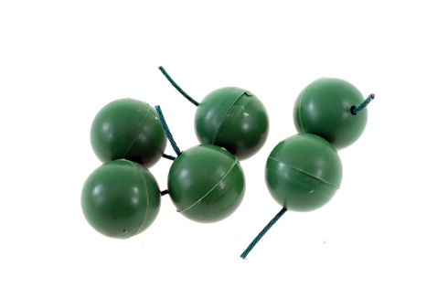 Trzaskające zielone kulki Triplex komplet 6 sztuk