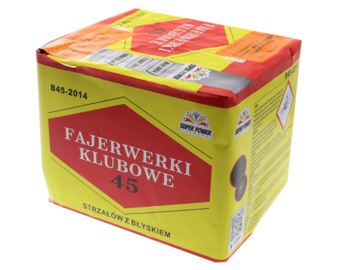 Wyrzutnia Fajerwerki Klubowe 45 strzałów B45-2014
