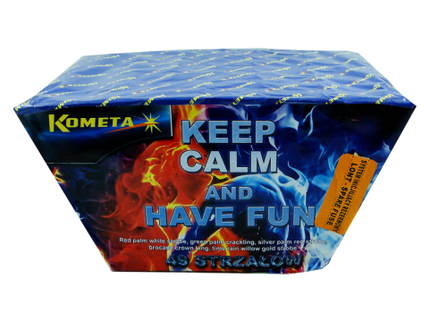 Wyrzutnia kątowa Keep Calm & Have Fun 49 strzałów