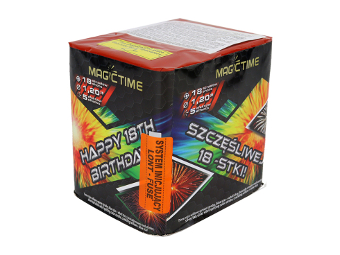 Wyrzutnia Szczęśliwej 18-stki 18 strzałów