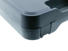 Kufer walizka na broń krótką Megaline 255x205x65 mm czarna 