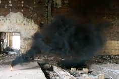 Dymy świece dymne czarne na zawleczkę 90 sekund black smoke NSM08 