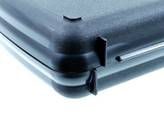 Walizka na broń krótką Negrini 2033 czarna 320x220 mm 