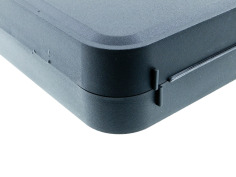 Kufer walizka na broń krótką Megaline 255x205x65 mm czarna 