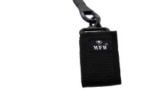 Smycz do broni MFH z karabinczykiem czarna 