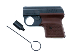 Pistolet hukowy Start 1 sześciostrzałowy okładziny brąz 