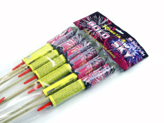 Rakiety Gold Sky komplet 6 sztuk 