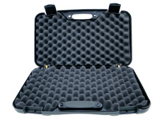 Walizka na broń krótką Megaline czarna 500X300x75 mm metalowe zawiasy 