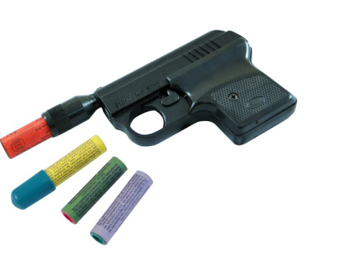 Pistolet hukowy Start 1 plus 2 opakowania ślepaków 