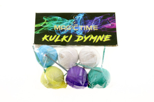 Kulki dymne małe świece dymne op. 6 sztuk P0025 