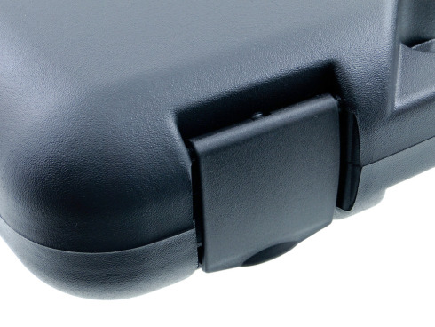 Walizka na broń krótką Megaline czarna 500X300x75 mm polimerowe zawiasy 
