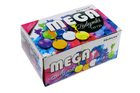 Kulki dymne Mega Kolorowe Zadymki komplet 72 sztuki 