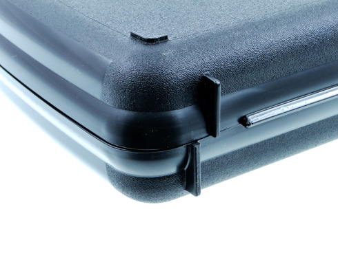 Walizka na broń krótką Negrini 2033 czarna 320x220 mm 