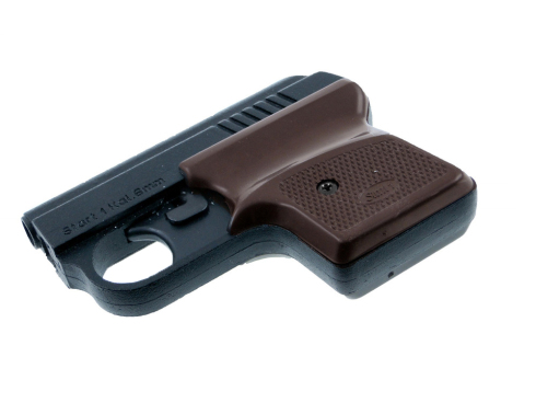 Pistolet hukowy Start 1 sześciostrzałowy okładziny brąz 