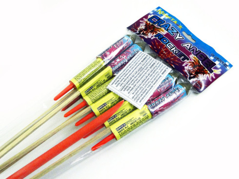 Rakiety Crazy Angel komplet 6 sztuk 