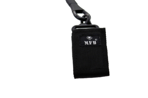 Smycz do broni MFH z karabinczykiem czarna 