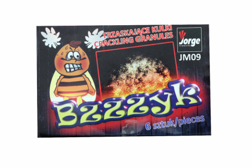 Trzaskające kulki Bzzzyk JM09 komplet 6 sztuk 
