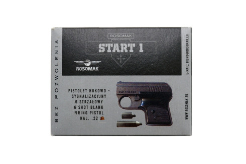 Pistolet hukowy Start 1 sześciostrzałowy Limited Edition Steel Finish 