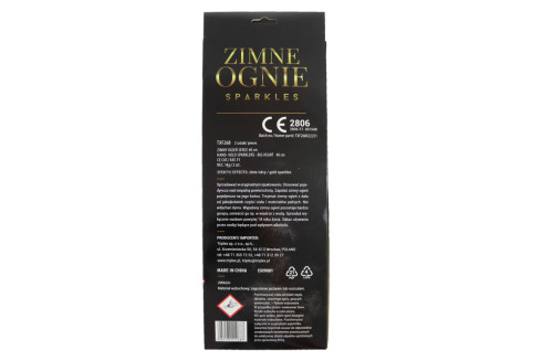 Zimne ognie serca komplet 2 sztuki TXF268 39 cm 