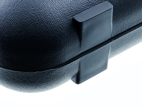 Walizka na broń krótką Megaline czarna 500X300x75 mm metalowe zawiasy 