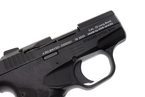 Pistolet hukowy Stalker M906 czarny ruchomy zamek 