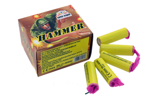 Petarda hukowa lontowa Hammer P20-17 zestaw 200 sztuk 