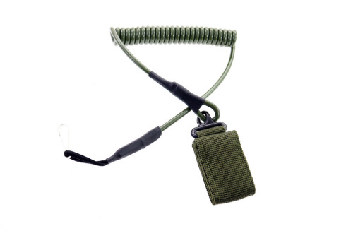 Smycz do broni MFH z karabinczykiem zielona 