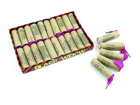 Petardy lontowe Black Widow komplet 200 sztuk 